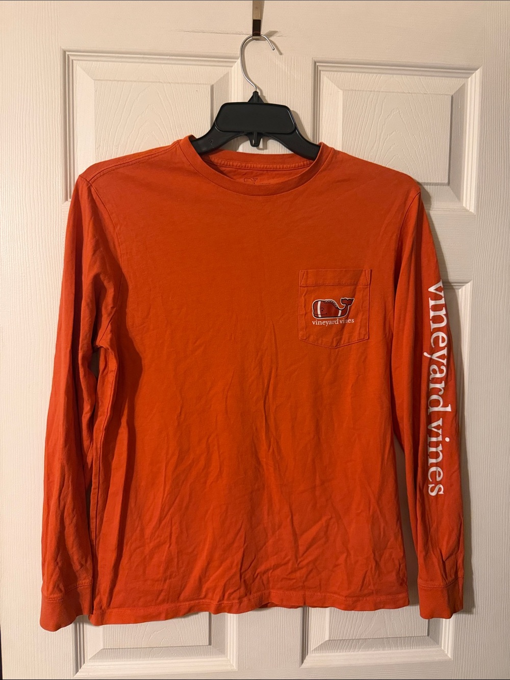 Vineyard Vines Men's Long-Sleeve Pocket Tee - Orange